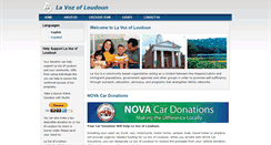 Desktop Screenshot of lavozloudoun.org