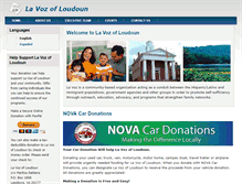 Tablet Screenshot of lavozloudoun.org